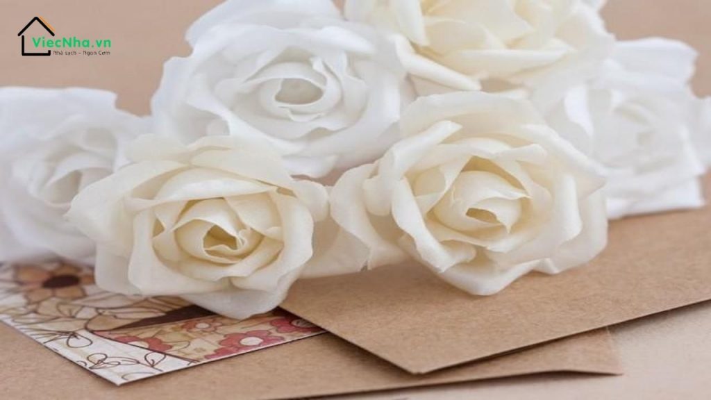 cách làm hoa bằng giấy vệ sinh